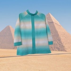 1970s vintage plus size ombre shirt 10 12